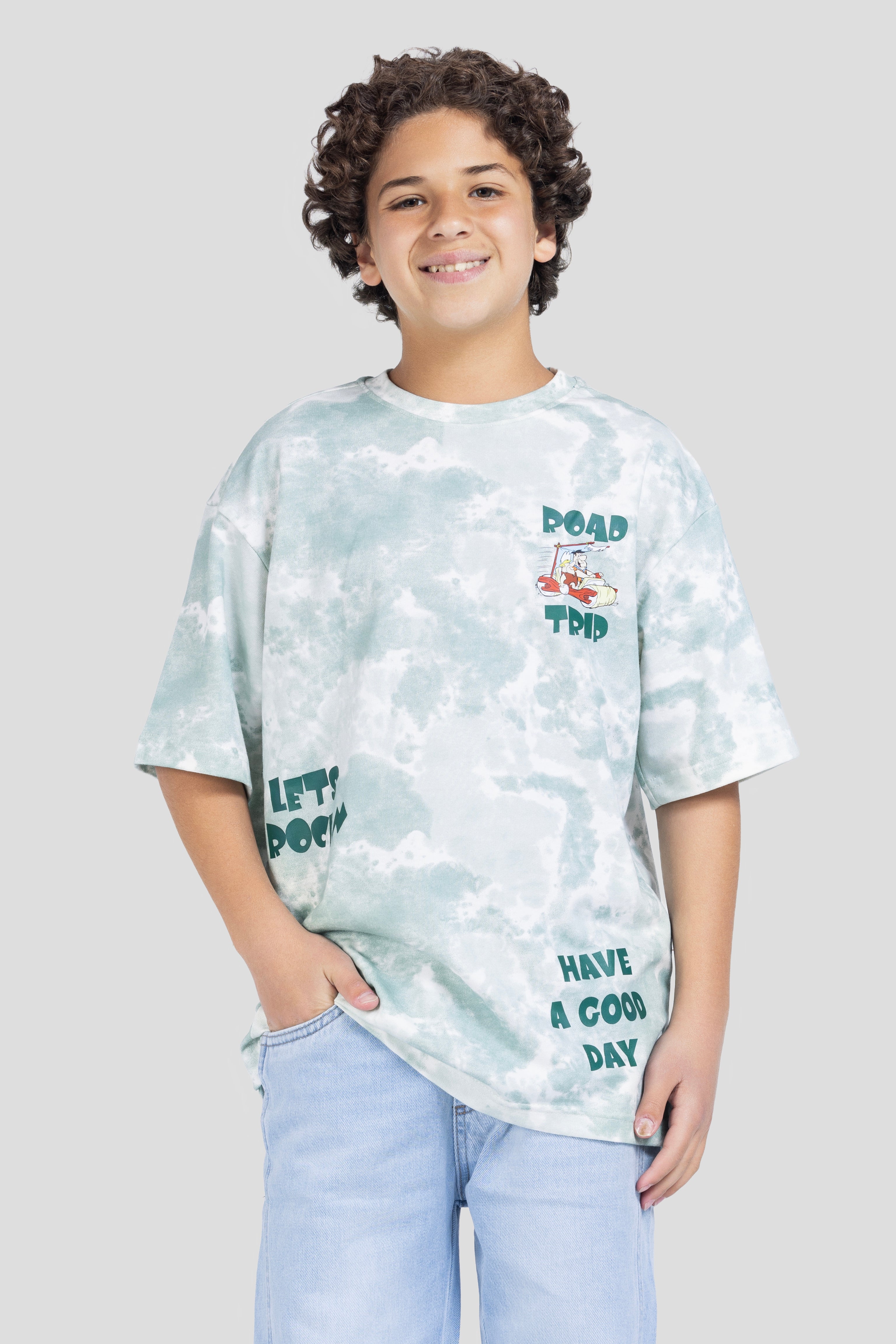 Crew Neck Over Size T-shirt