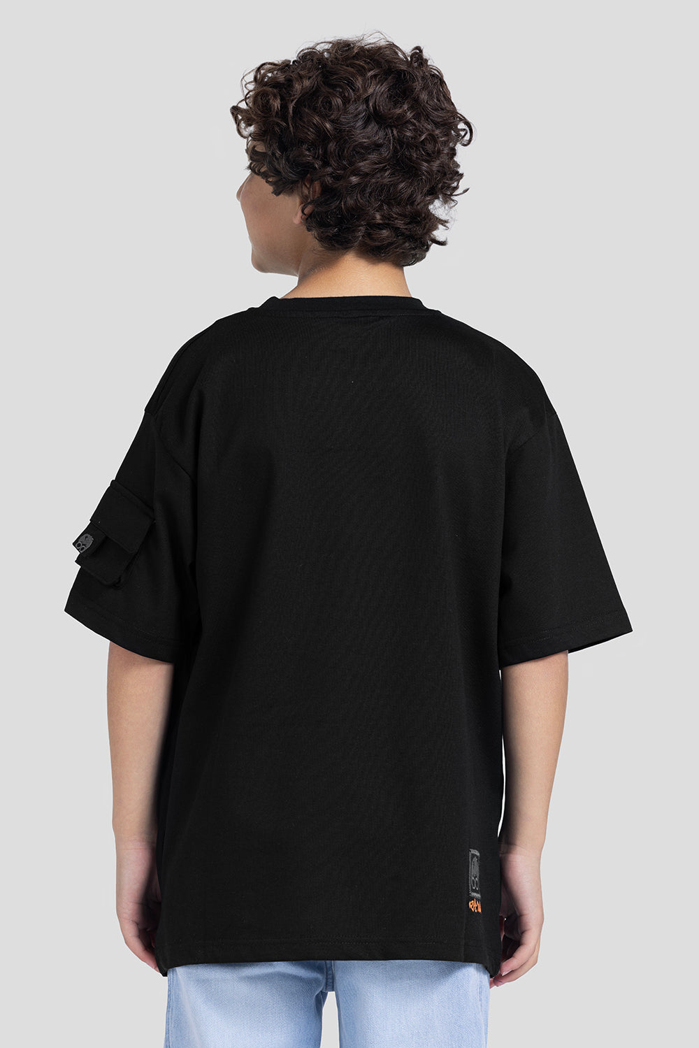 Crew Neck Over Size Printed T-Shirt