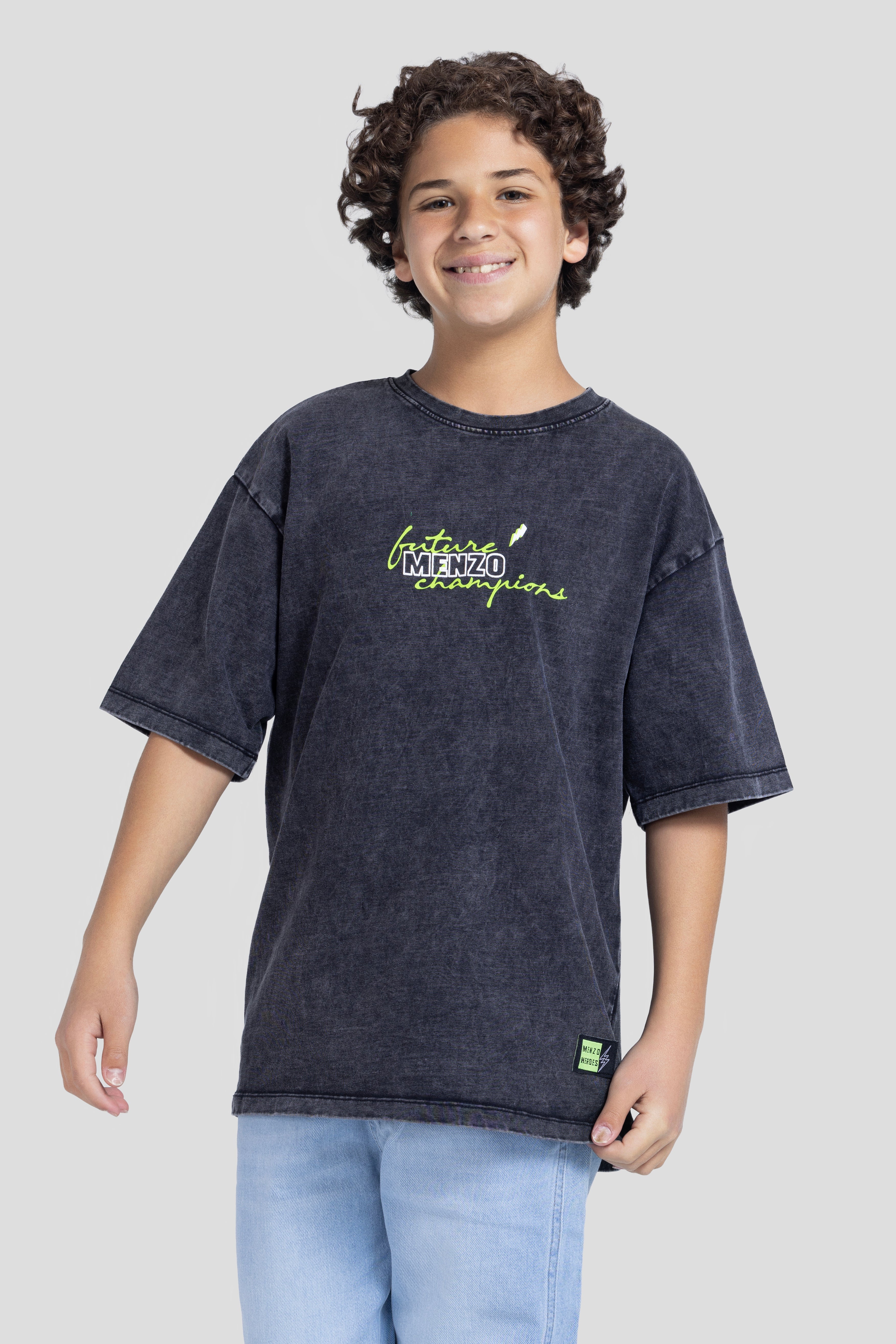 Crew Neck Printed T-Shirt