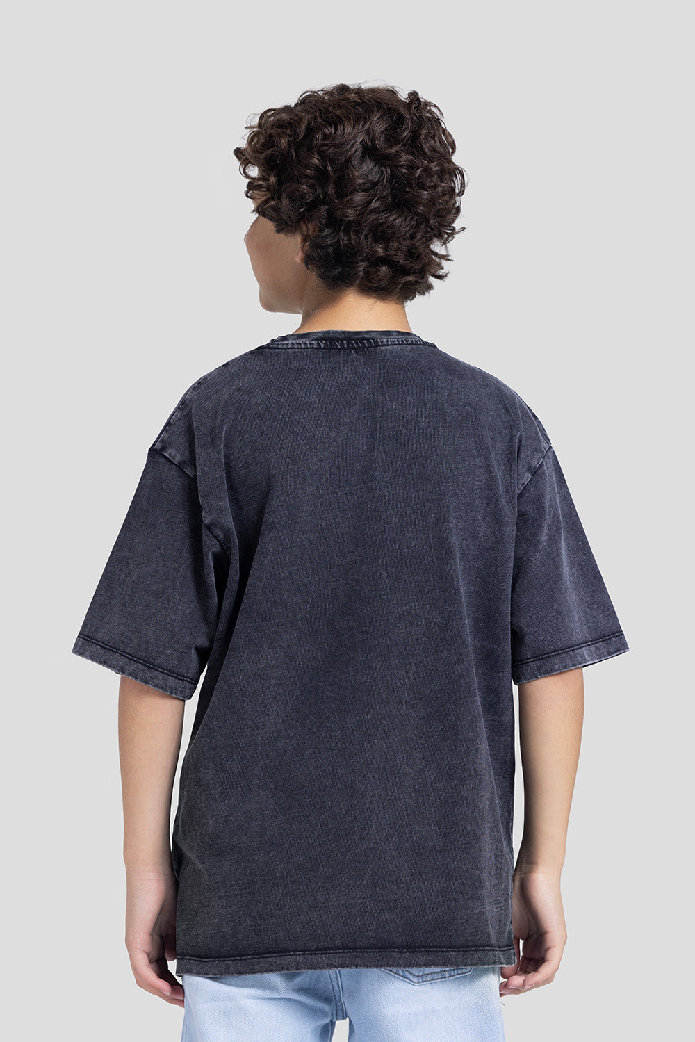 Crew Neck Over Size Printed T-Shirt