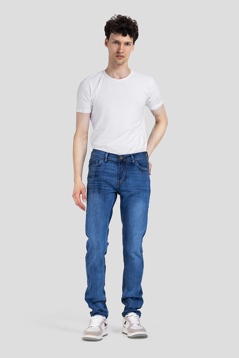 Slim Fit Denim Pants