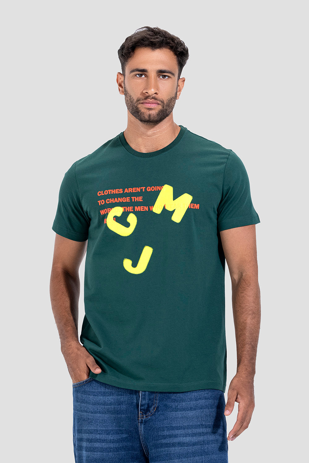 Crew Neck Printed T-Shirt