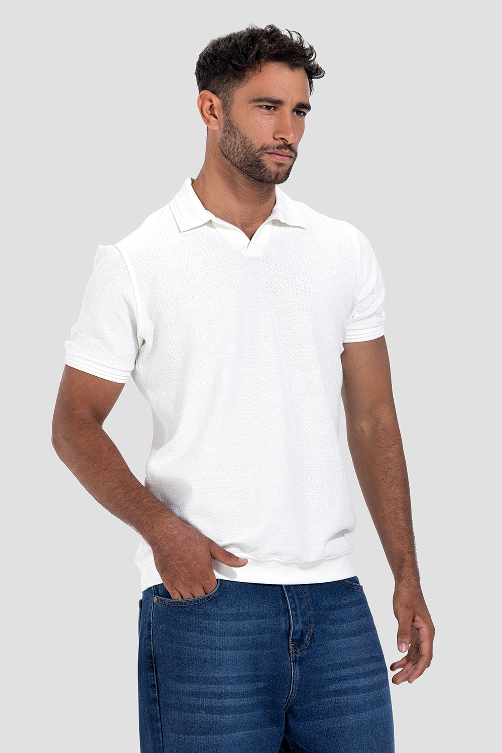 Knitted Polo Shirt
