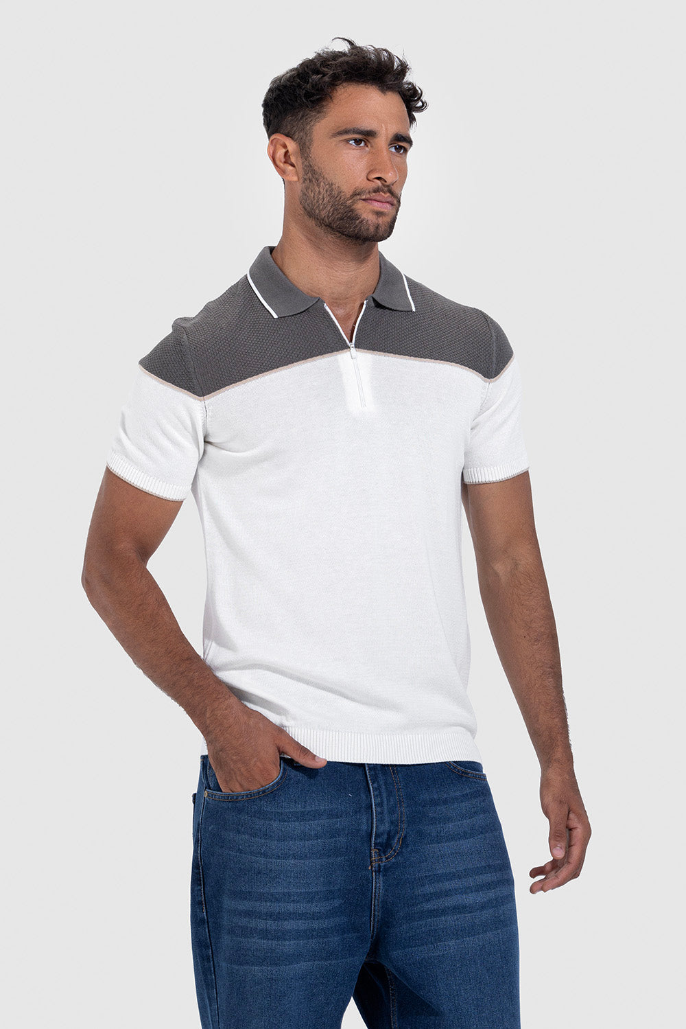 Slim Fit Kintted Polo