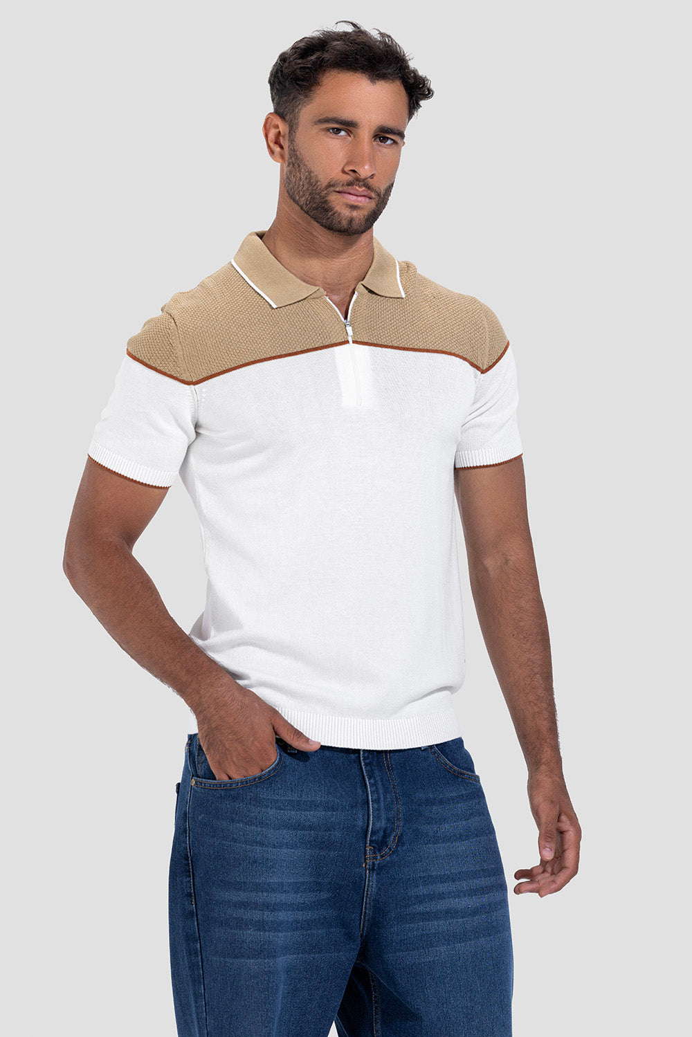 Slim Fit Kintted Polo