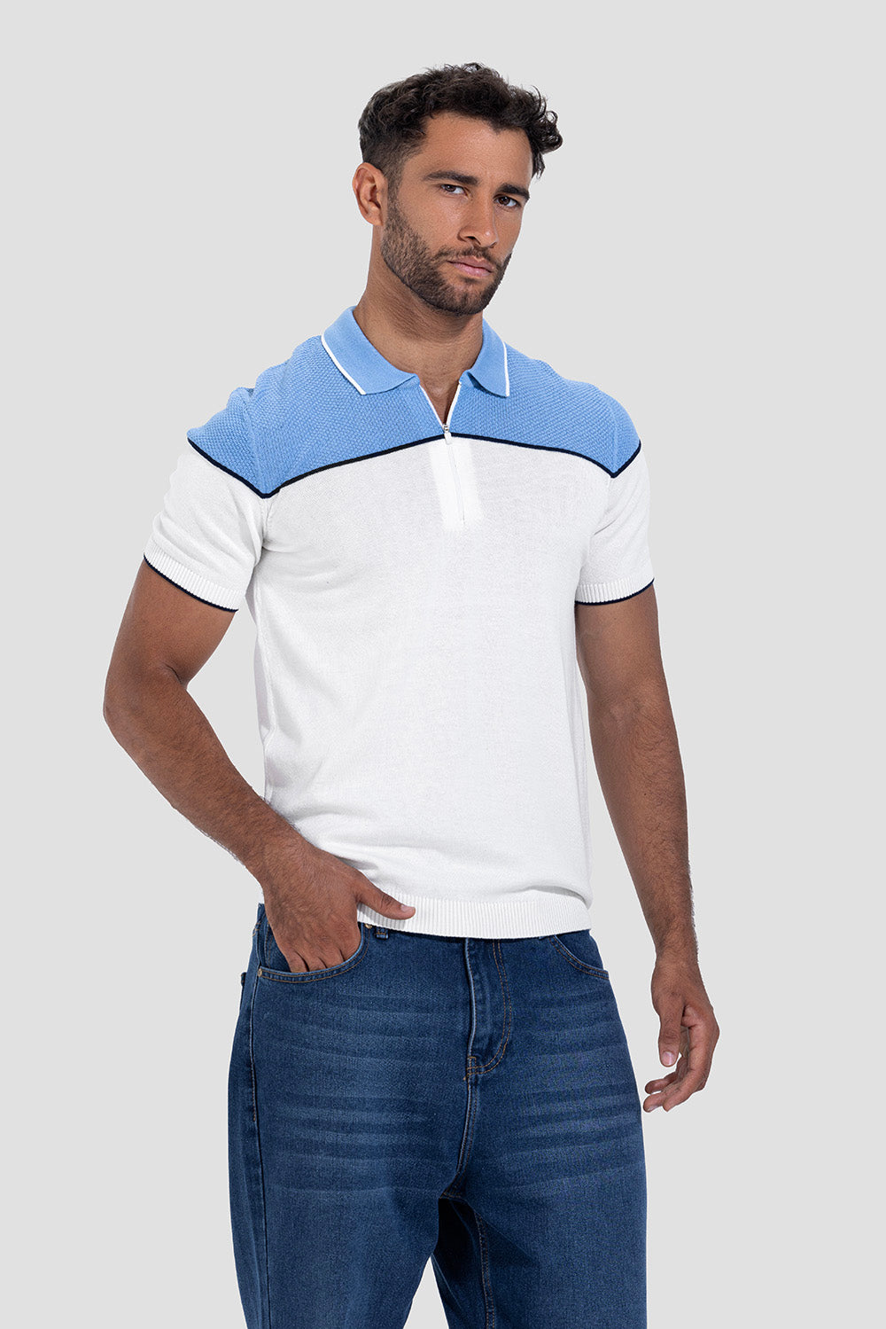 Slim Fit Kintted Polo