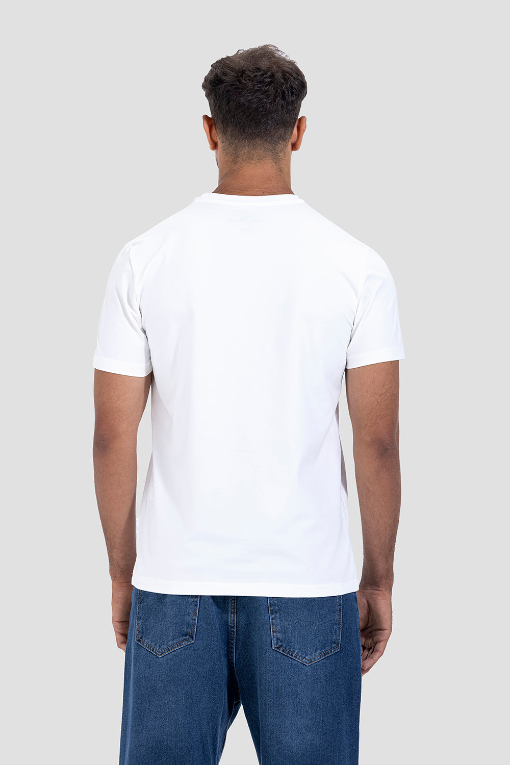Yellow Printed Crew Neck T-Shirt