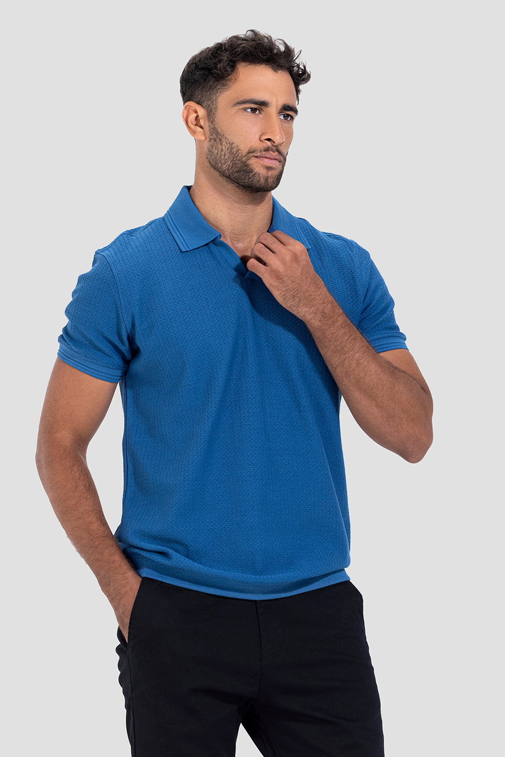 Knitted Polo Shirt