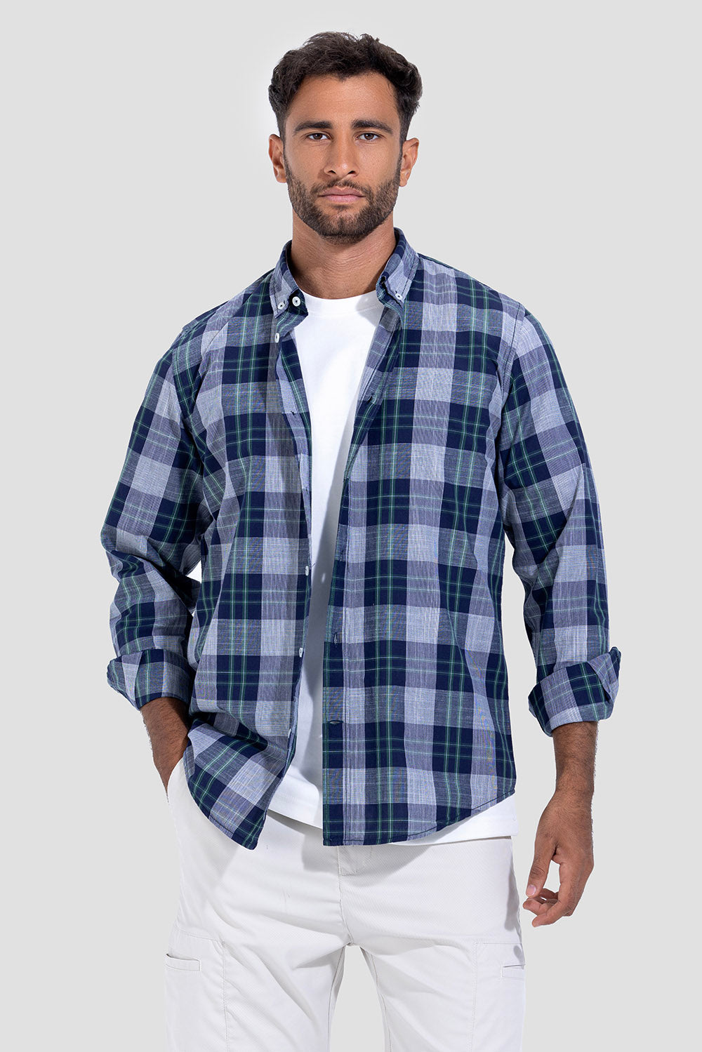 Slim Fit Checked Shirt