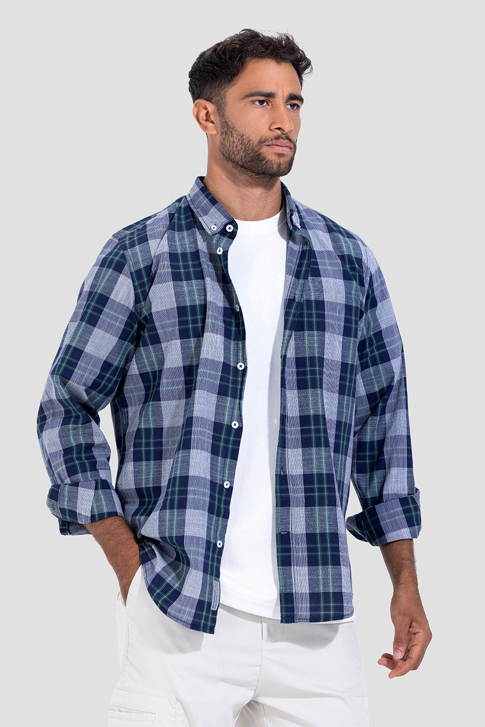 Slim Fit Checked Shirt