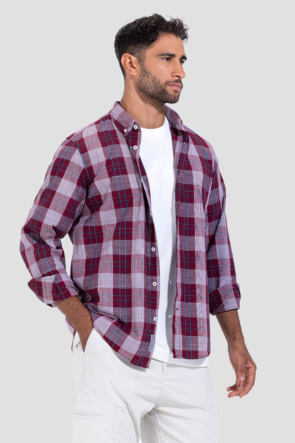 Slim Fit Checked Shirt