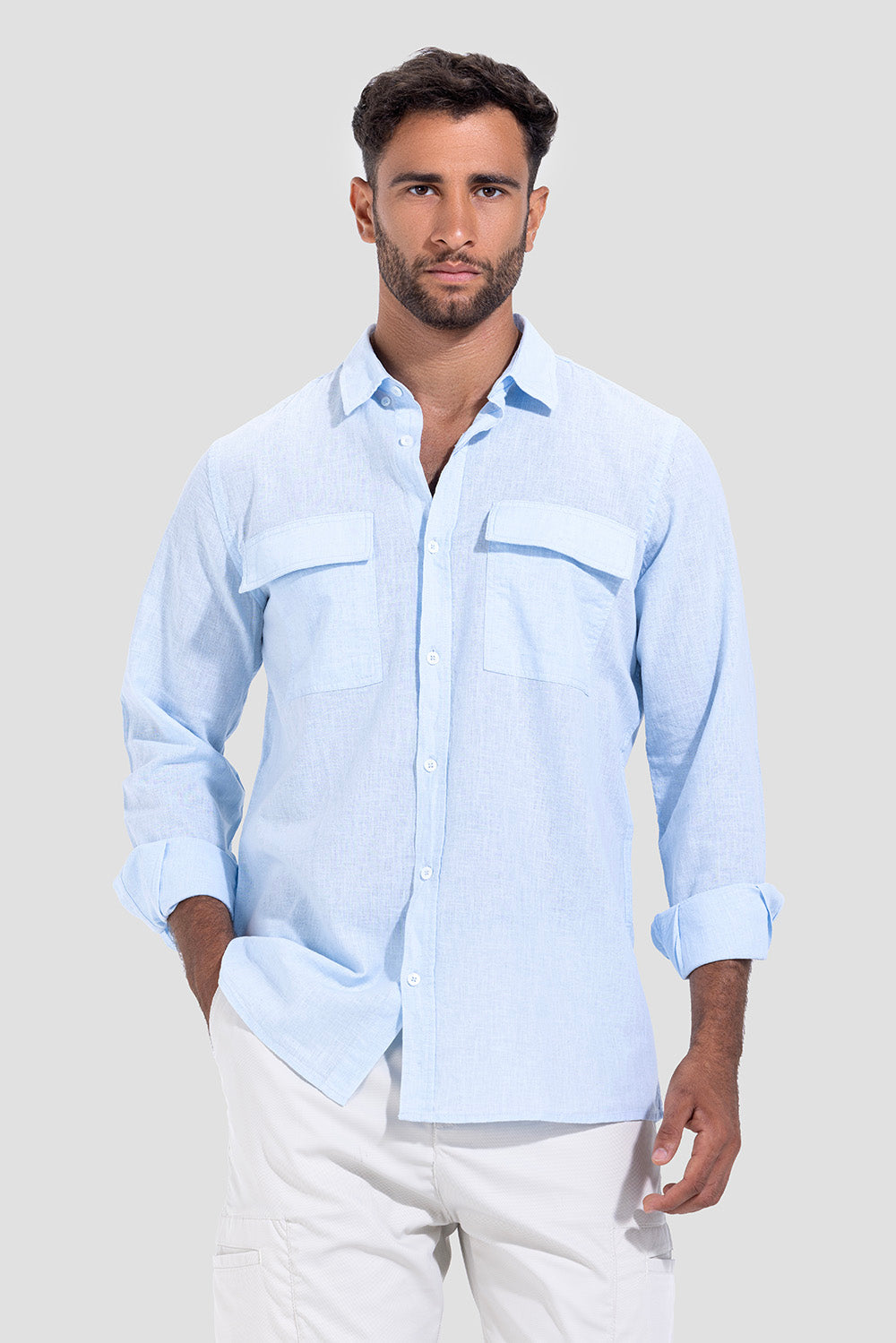Slim Fit Linen Shirt
