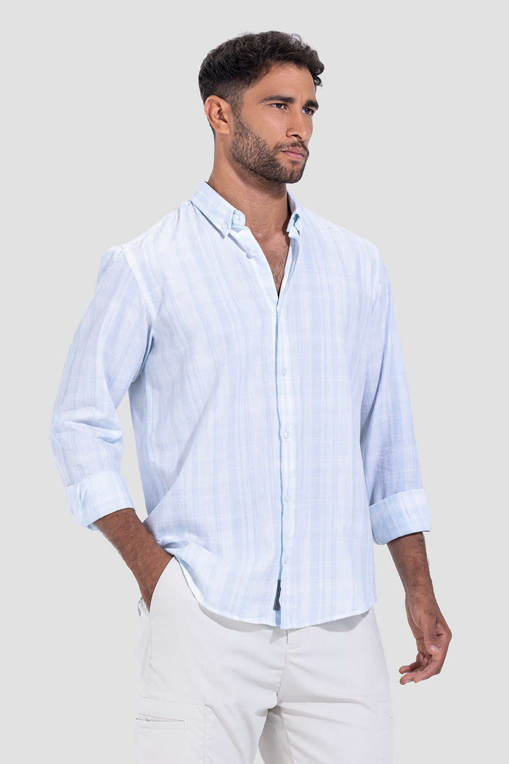Slim Fit Checked Shirt