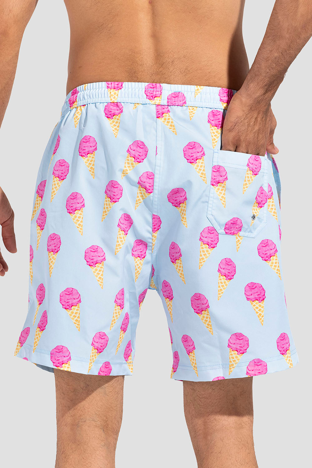 Orange Slim Fit Swimming short