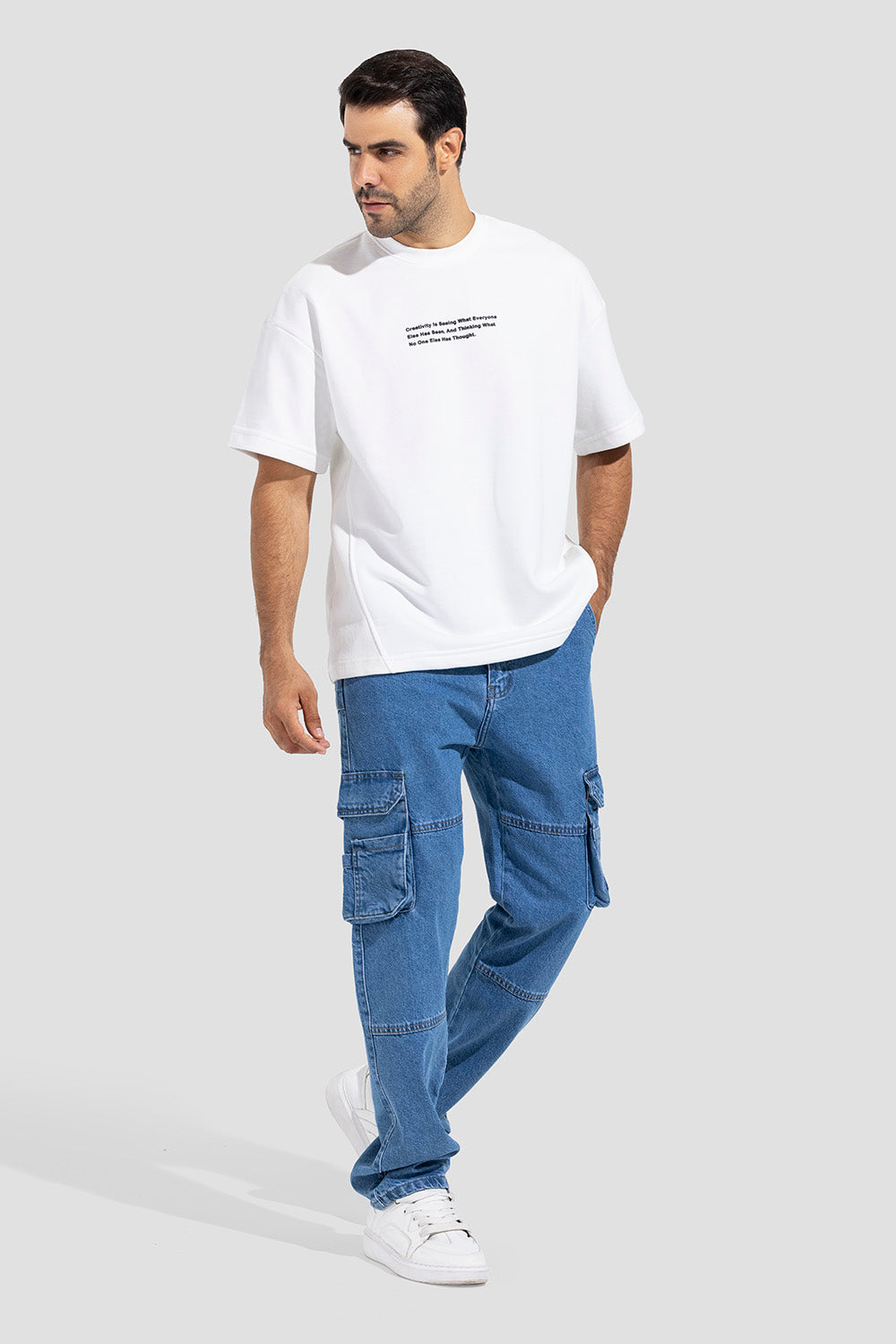 Crew Neck Over Size T-Shirt