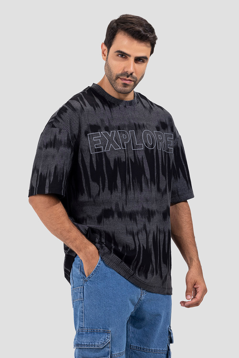 Crew Neck Over Size T-Shirt