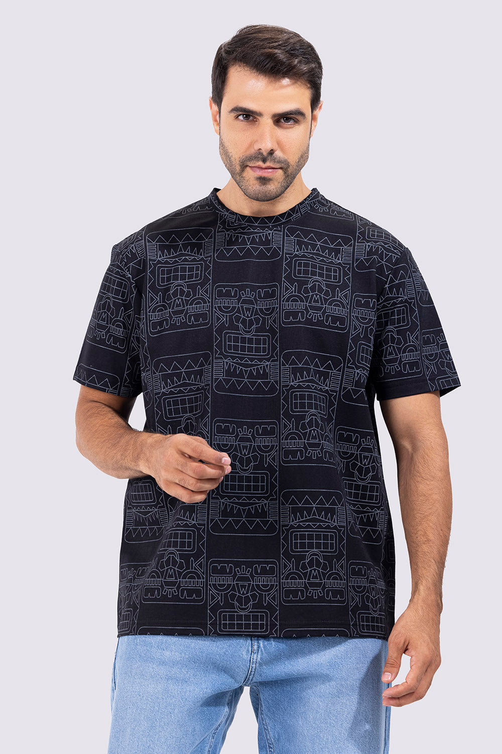 Crew Neck Printed T-shirt