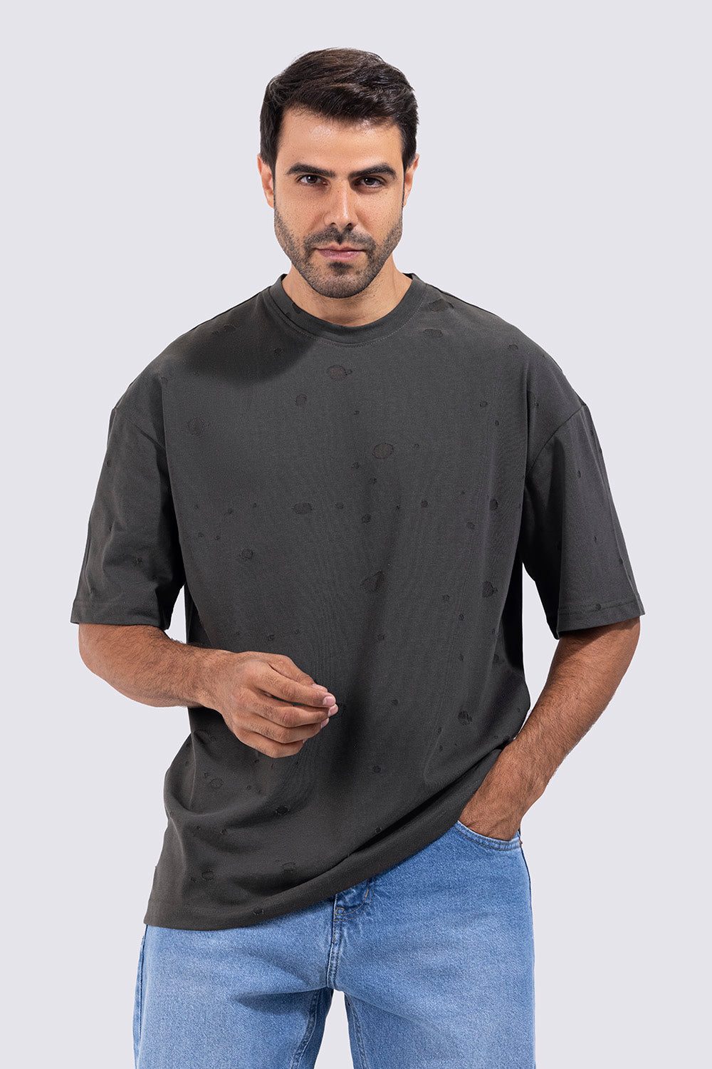 Crew Neck Over Size T-Shirt