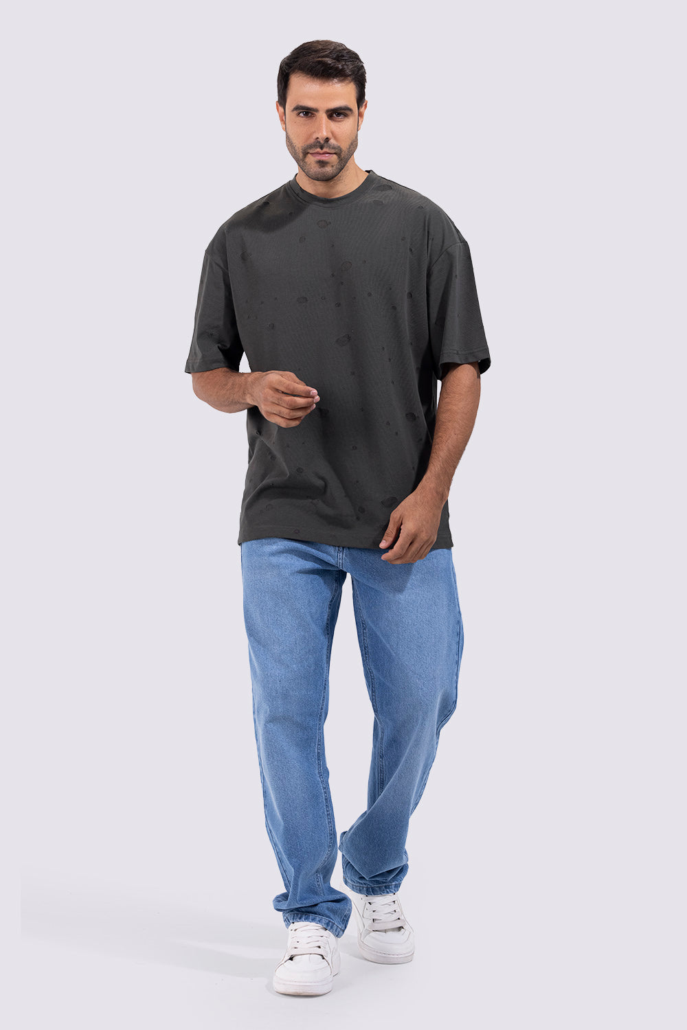 Crew Neck Over Size T-Shirt
