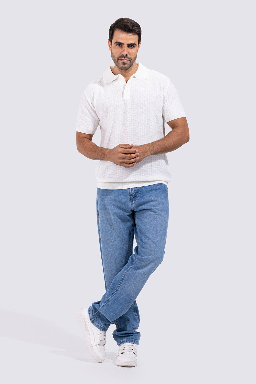 Knitted Polo Shirt
