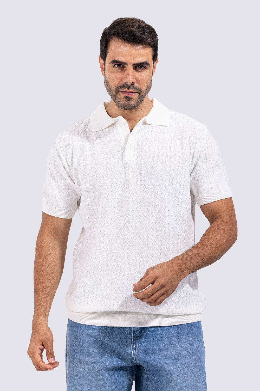 Knitted Polo Shirt