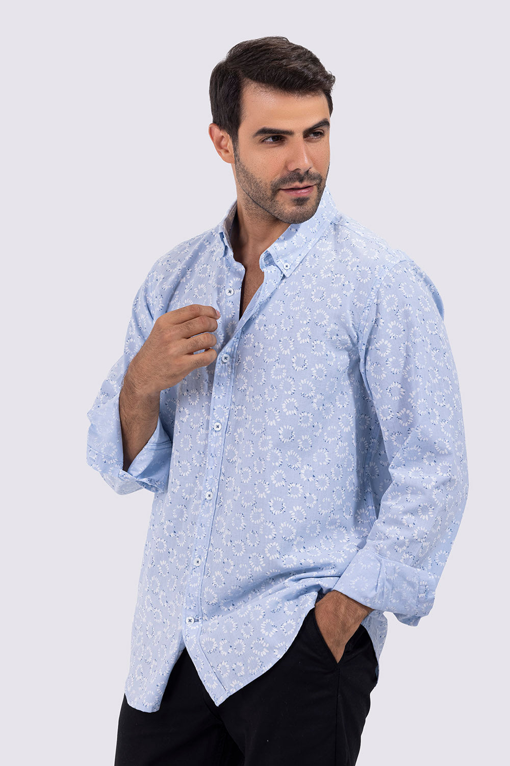 Slim Fit Printed Shirt