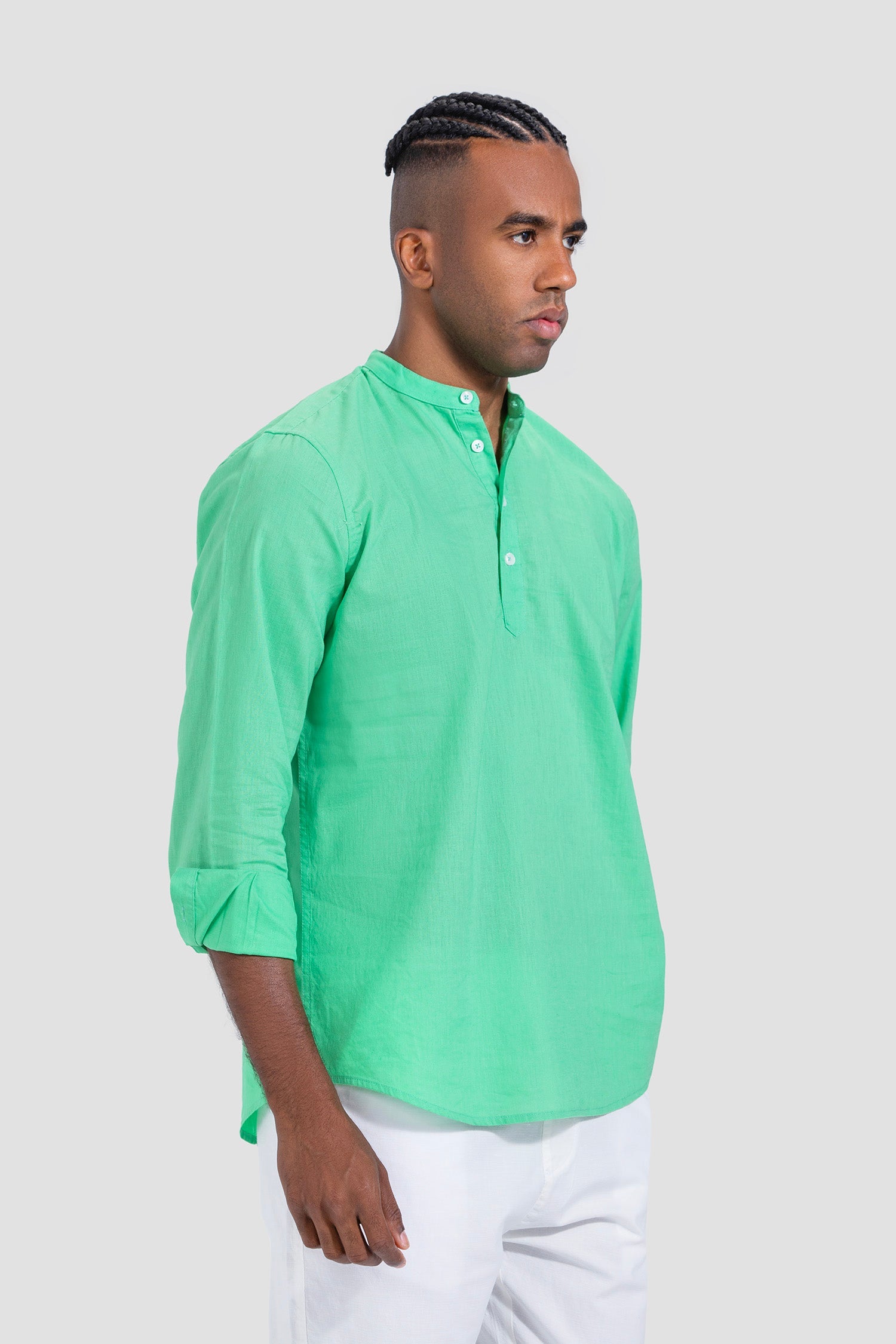 Slim Fit Solid Shirt