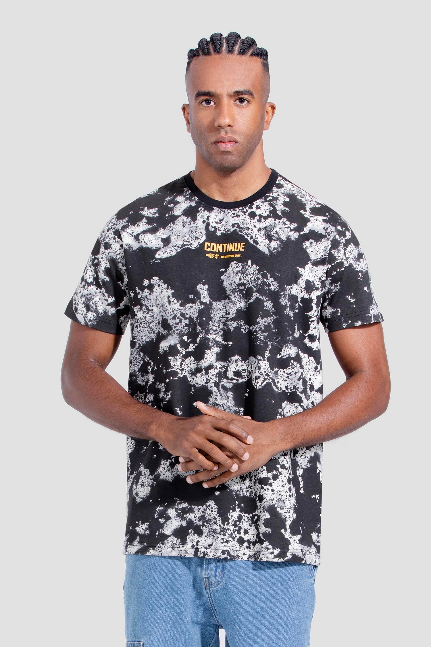 Crew Neck Printed T-shirt