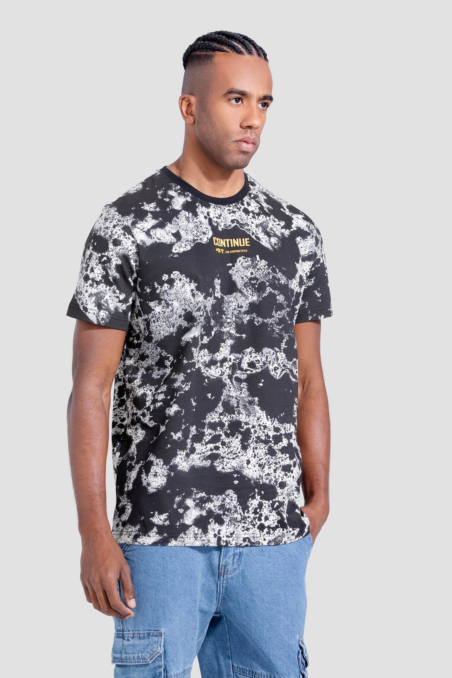 Crew Neck Printed T-shirt
