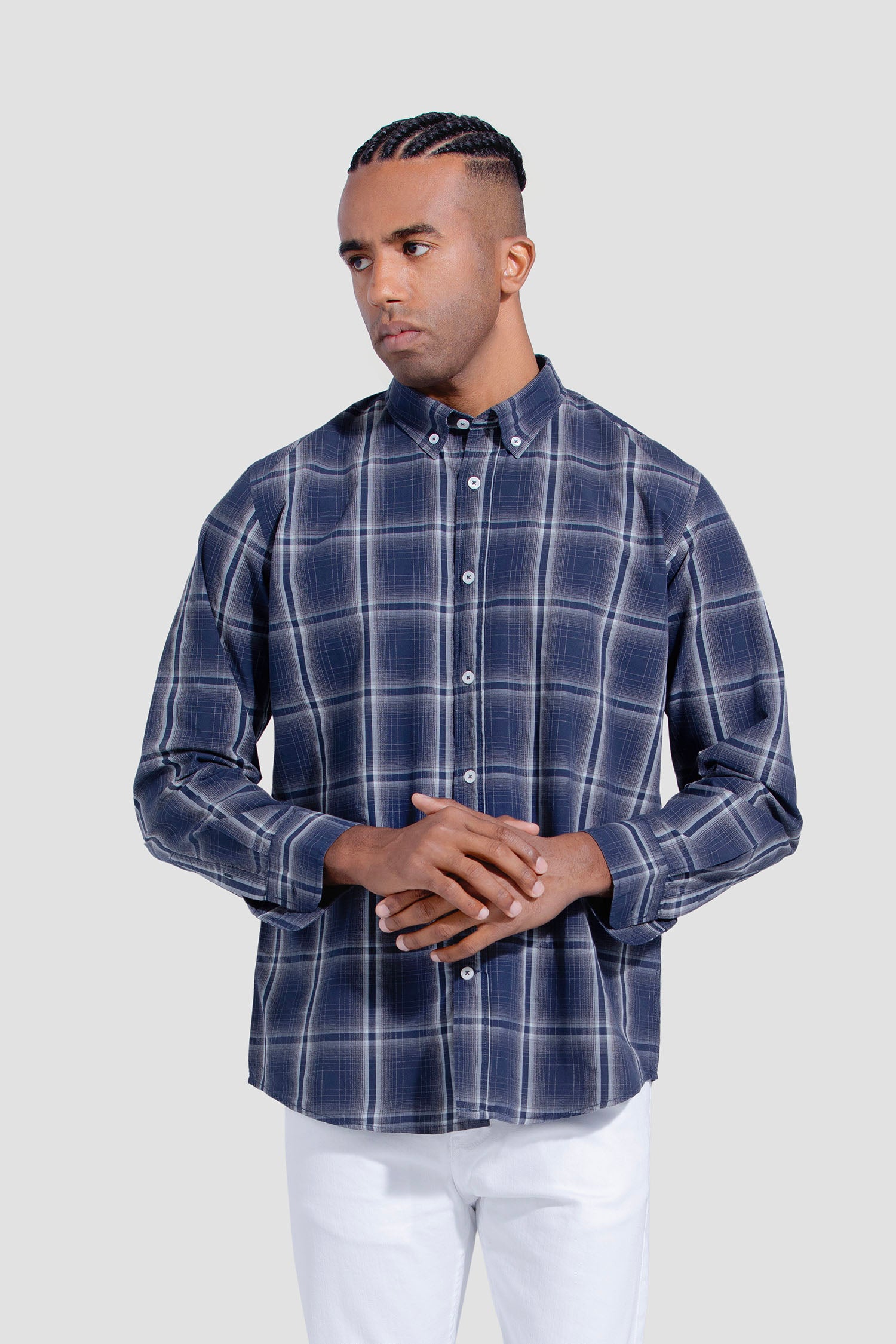 Slim Fit Checked Shirt