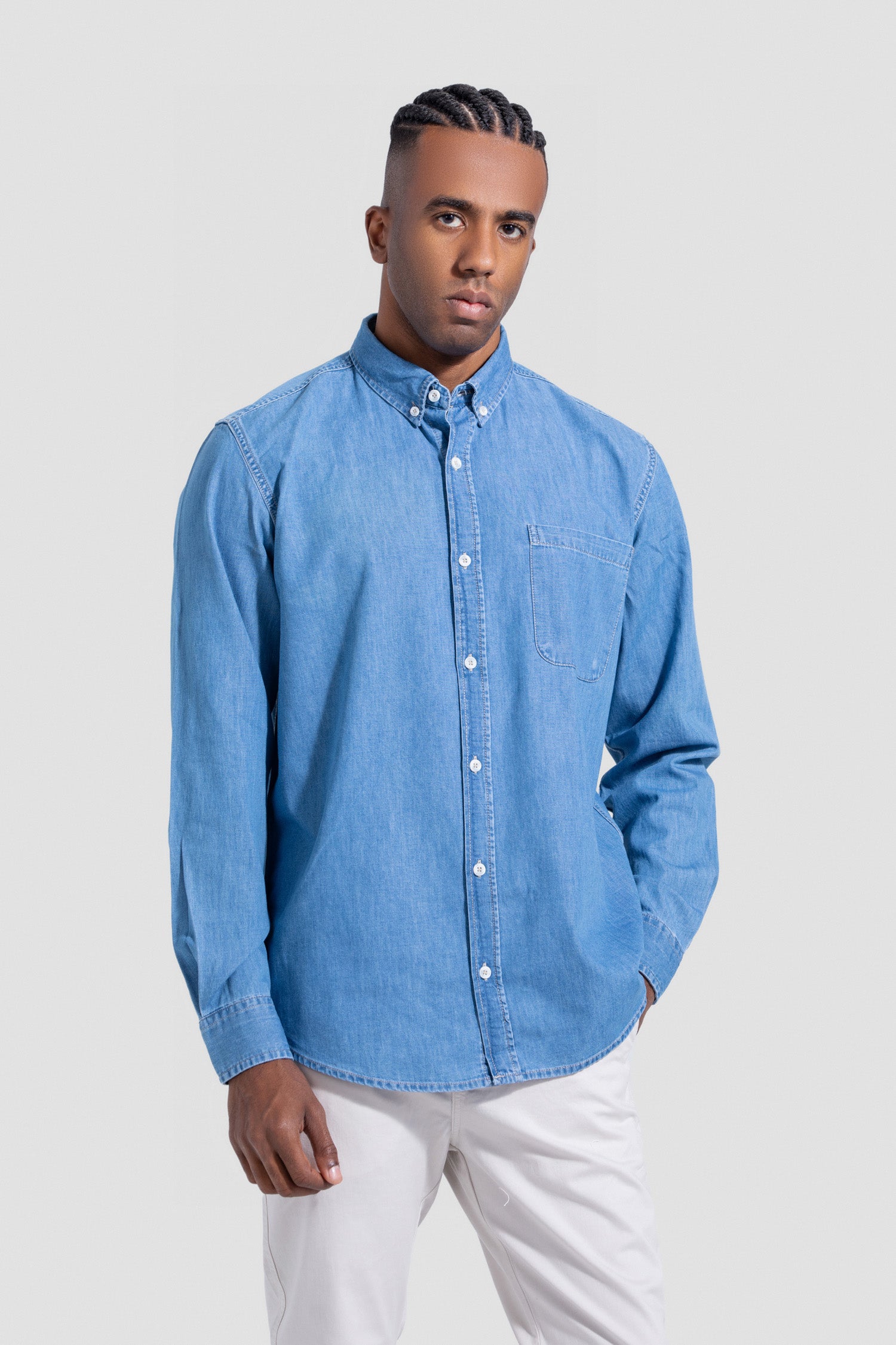 Slim Fit Denim Shirt