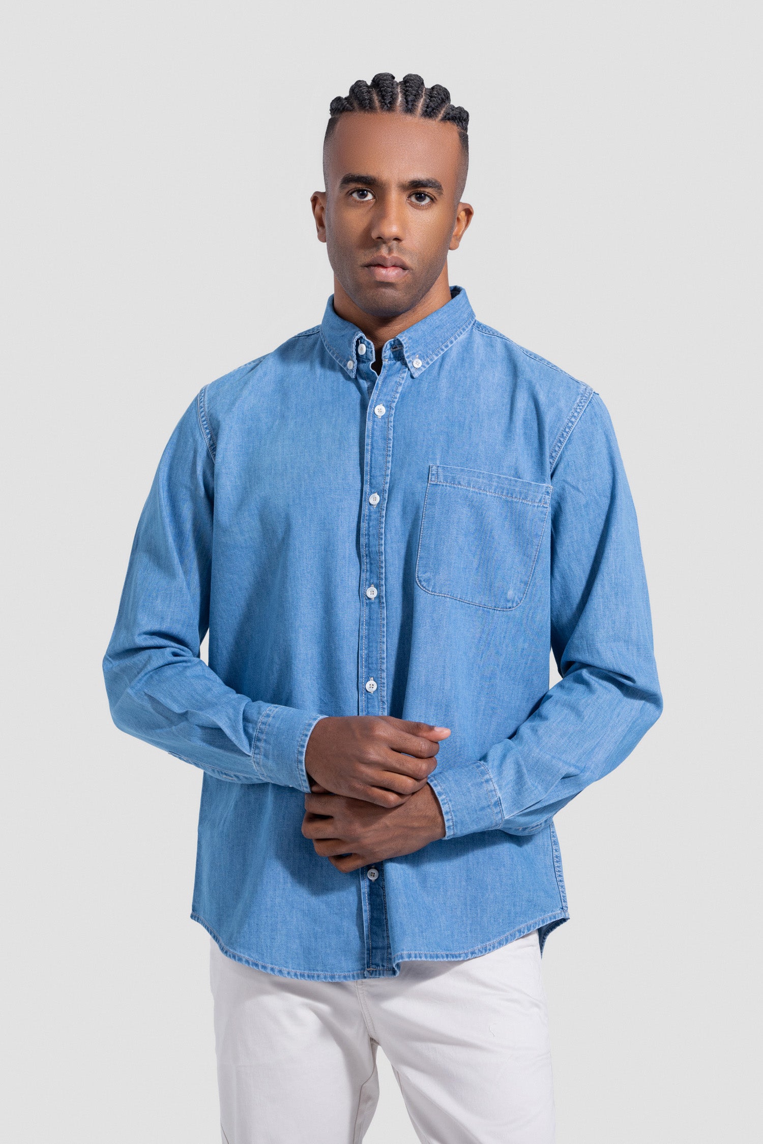 Slim Fit Denim Shirt