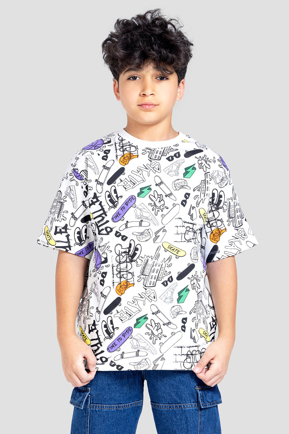 Over Size Crew Neck T-shirt