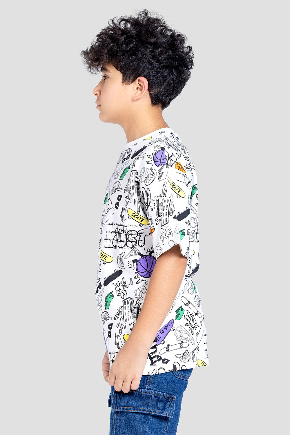 Over Size Crew Neck T-shirt