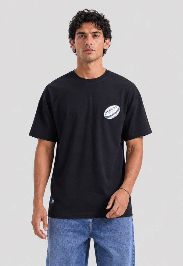 Crew Neck Over Size Printed T-shirt