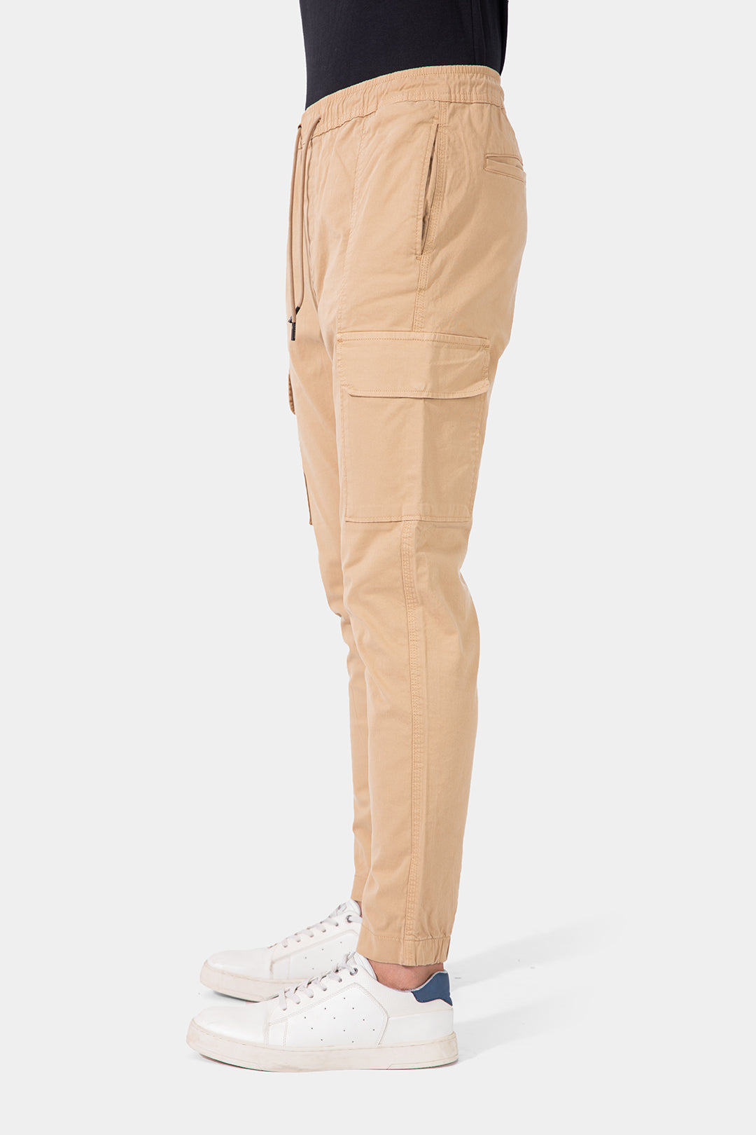 Camel Slim Fit Cargo Pants