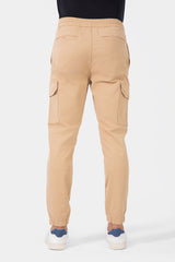 Camel Slim Fit Cargo Pants