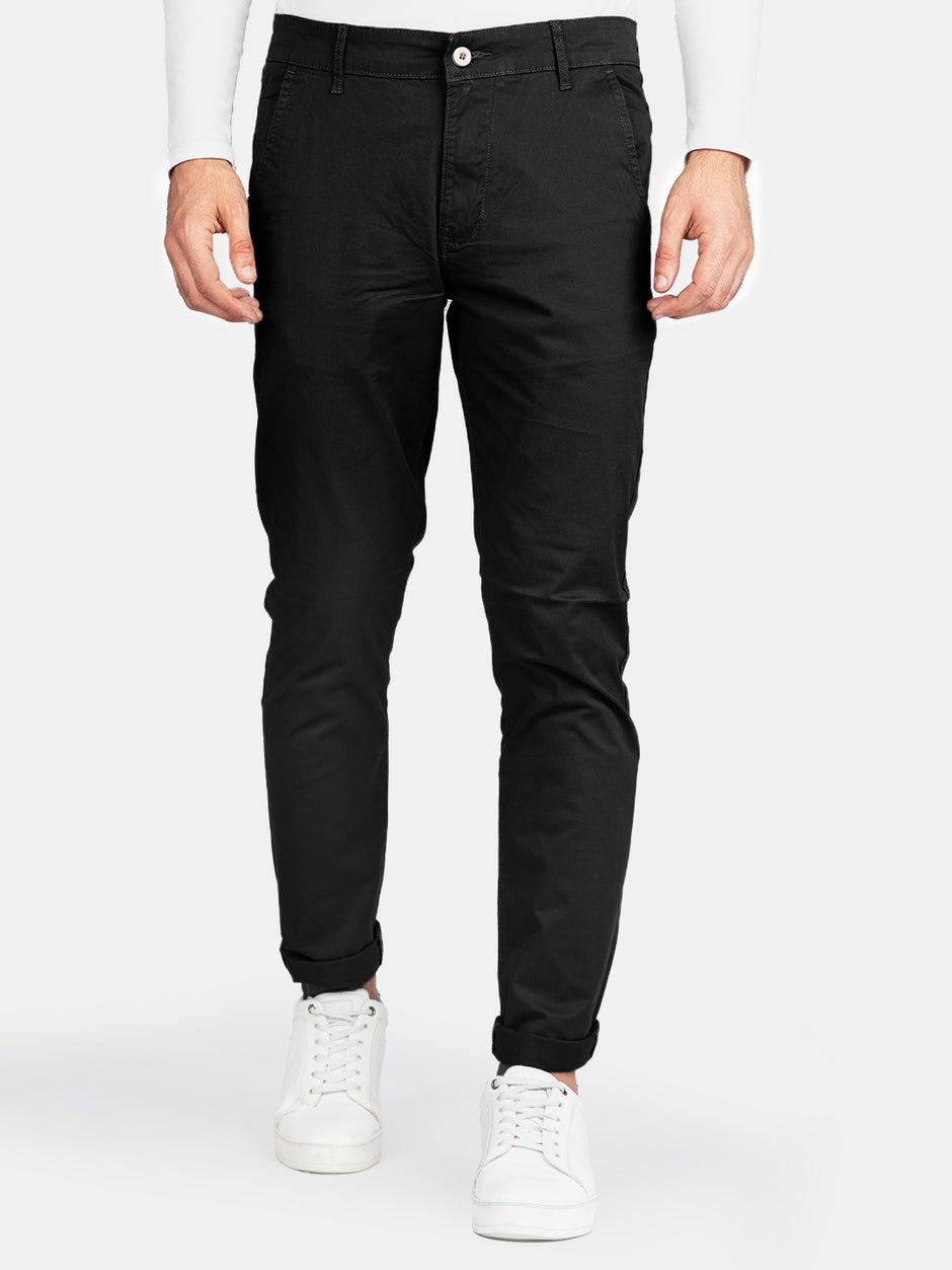 Black  Slim Fit Chino Pants